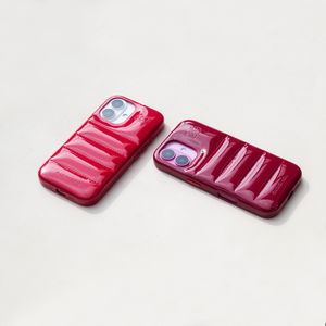 Puffer Case - Crimson