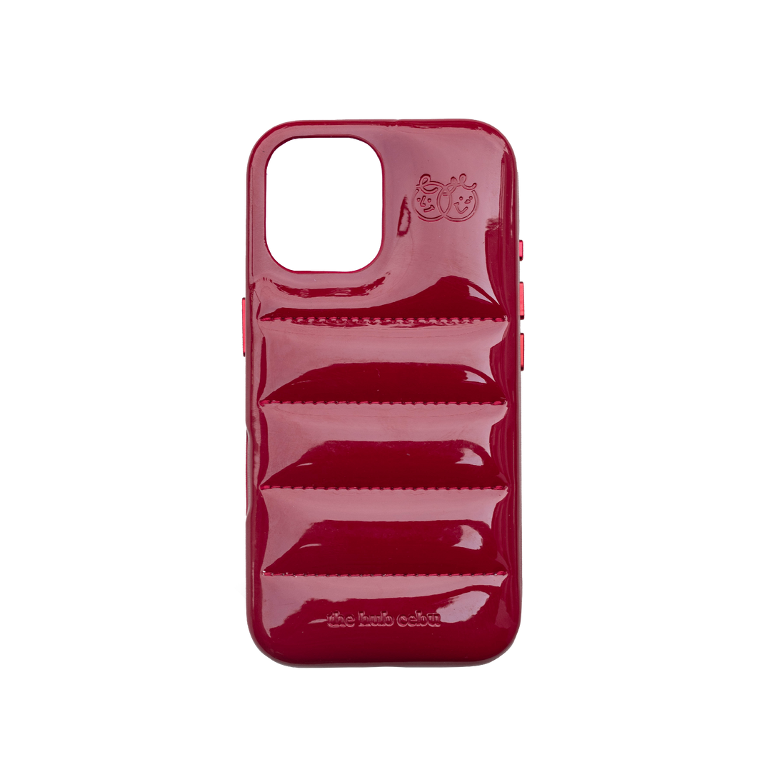 Puffer Case - Crimson