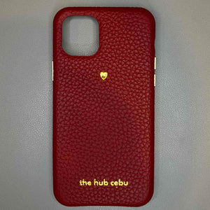 Leather Case: Pomegranate Red